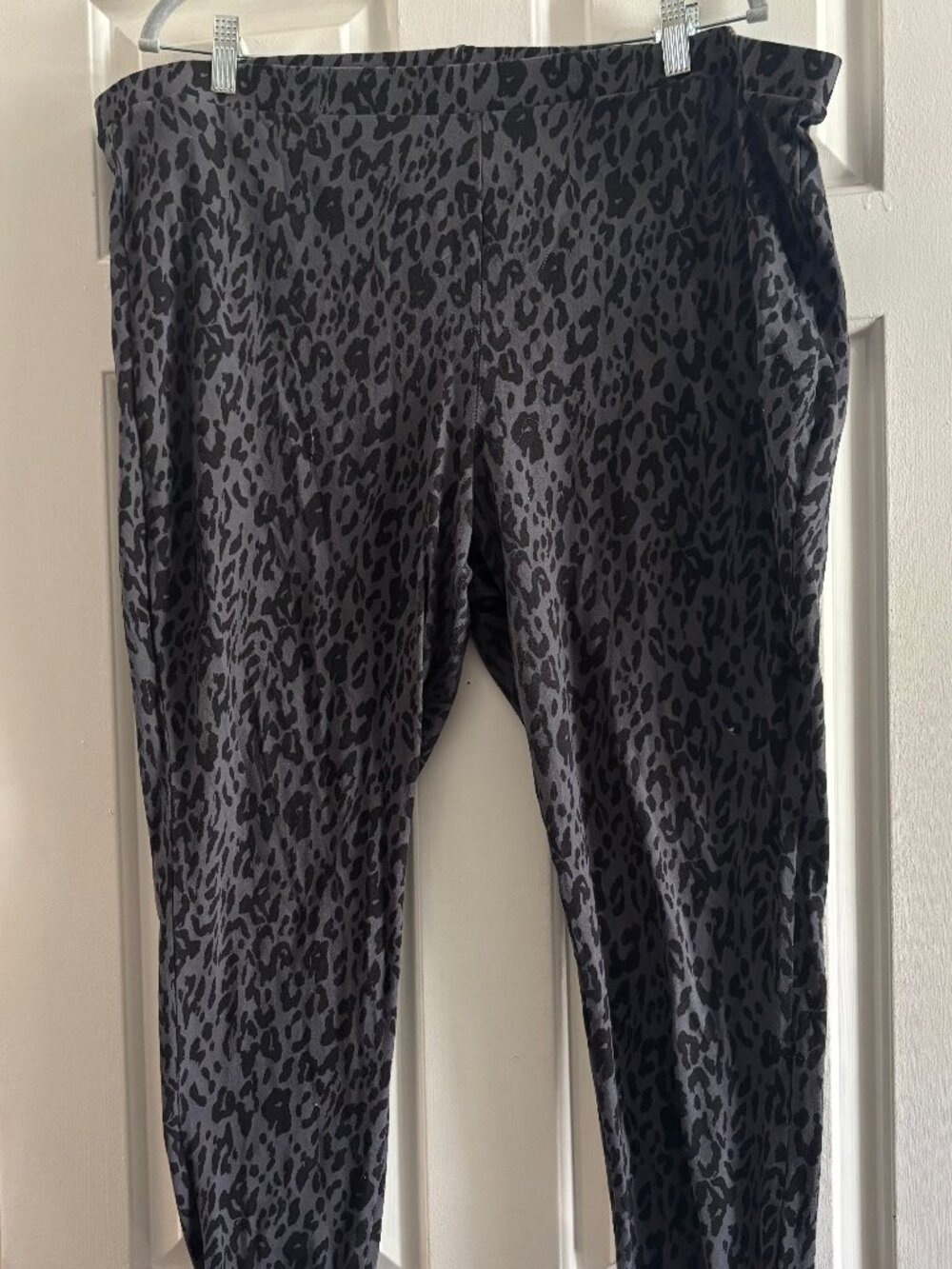 Grey Leopard Print Leggings from Torrid